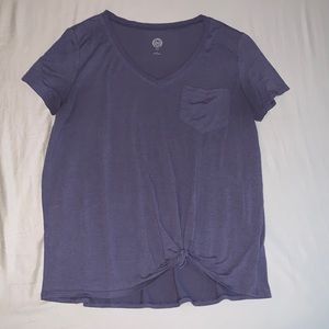 SO brand indigo tee